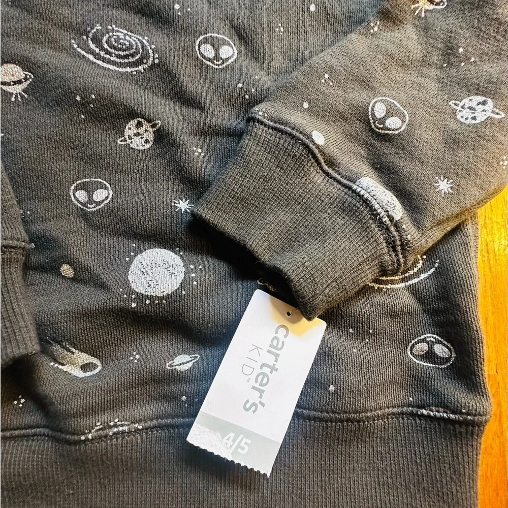 Carter's Gray Space Adventure Sweatshirt NWT